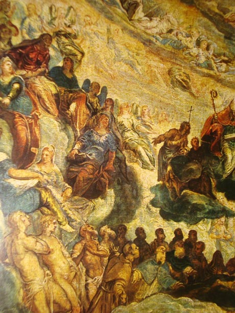 Jacopo Tintoretto, Raj, detalj slijeva, oko 1565. godine